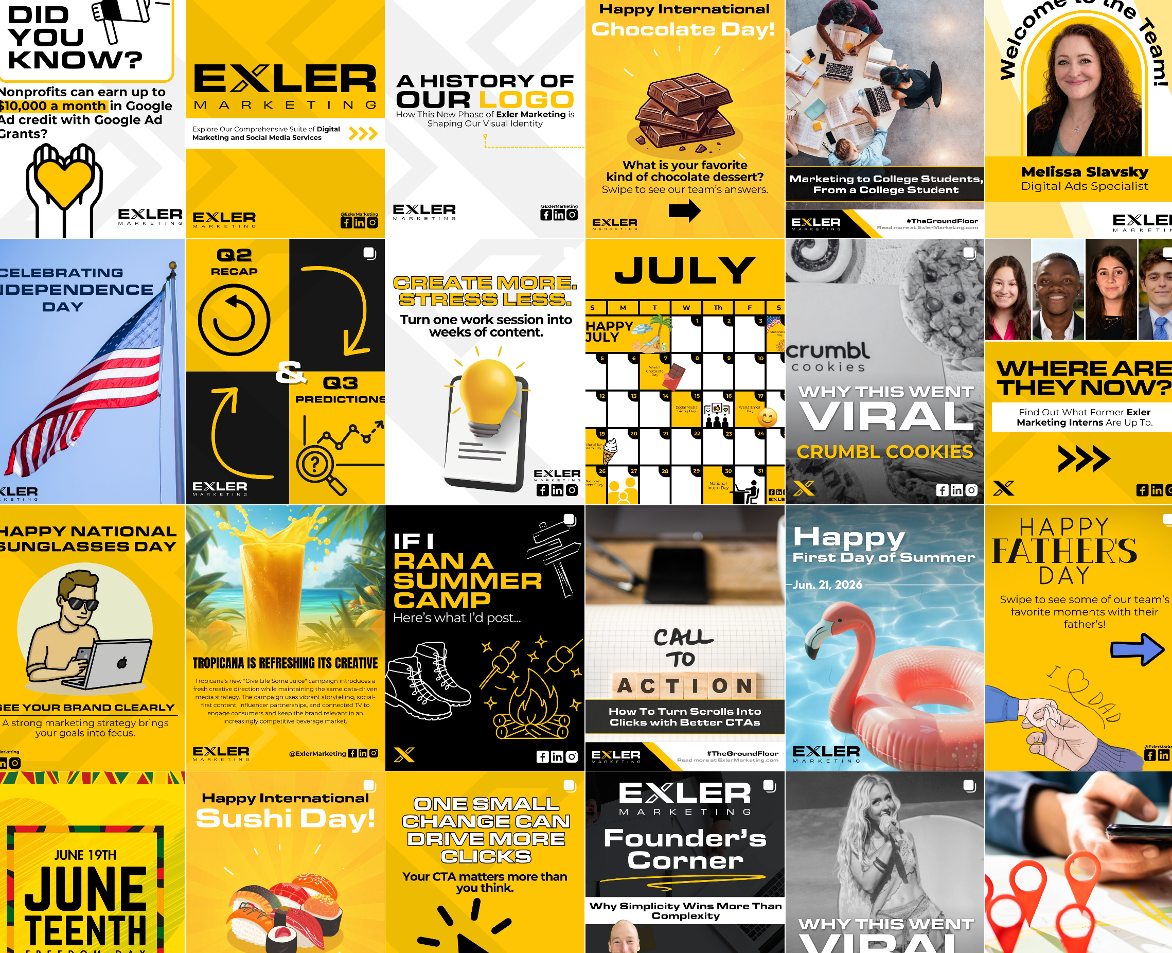 Exler Marketing content preview